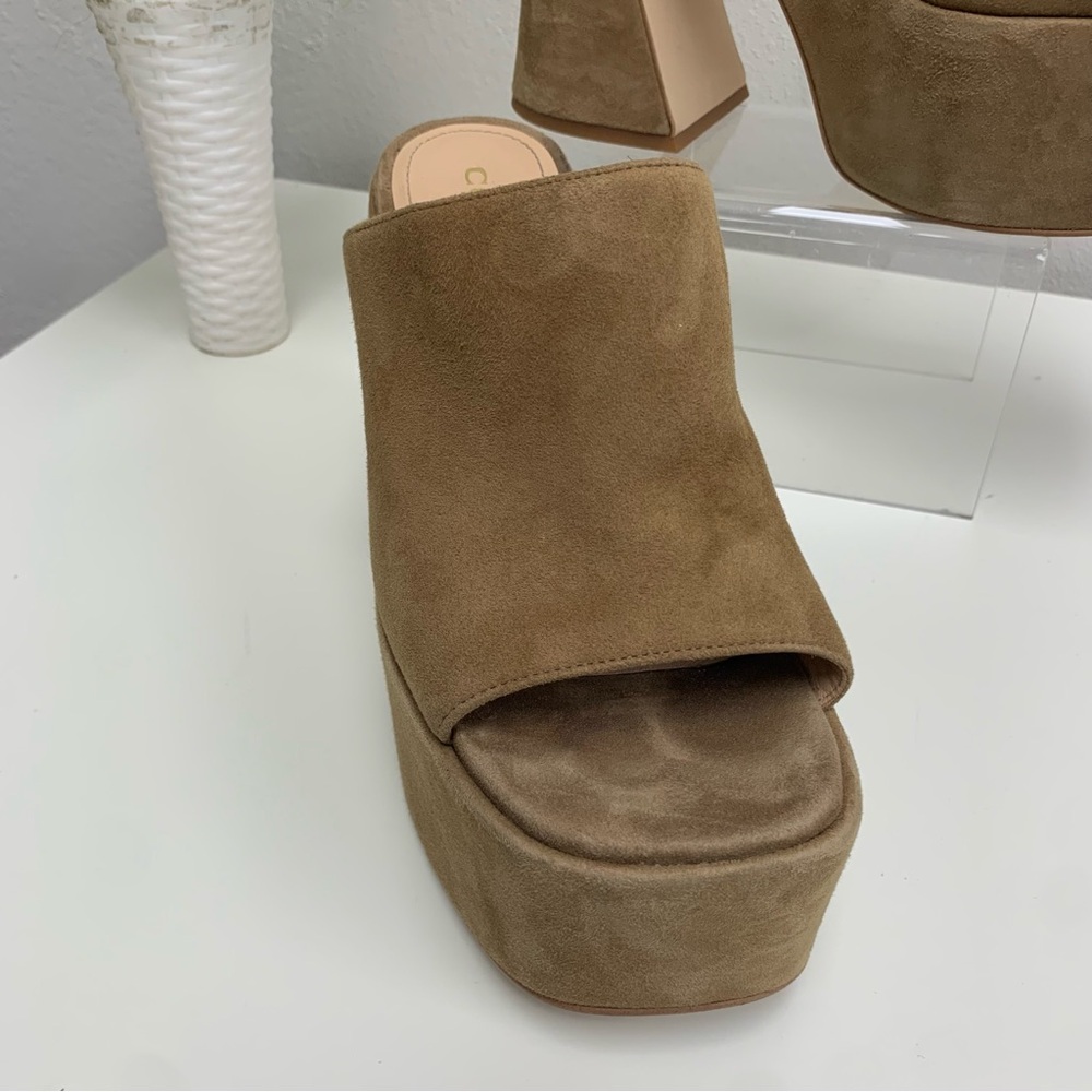 Coach “Bobi” Woven Slip-On Platform Sandals Size 9 - Picture 5 of 9